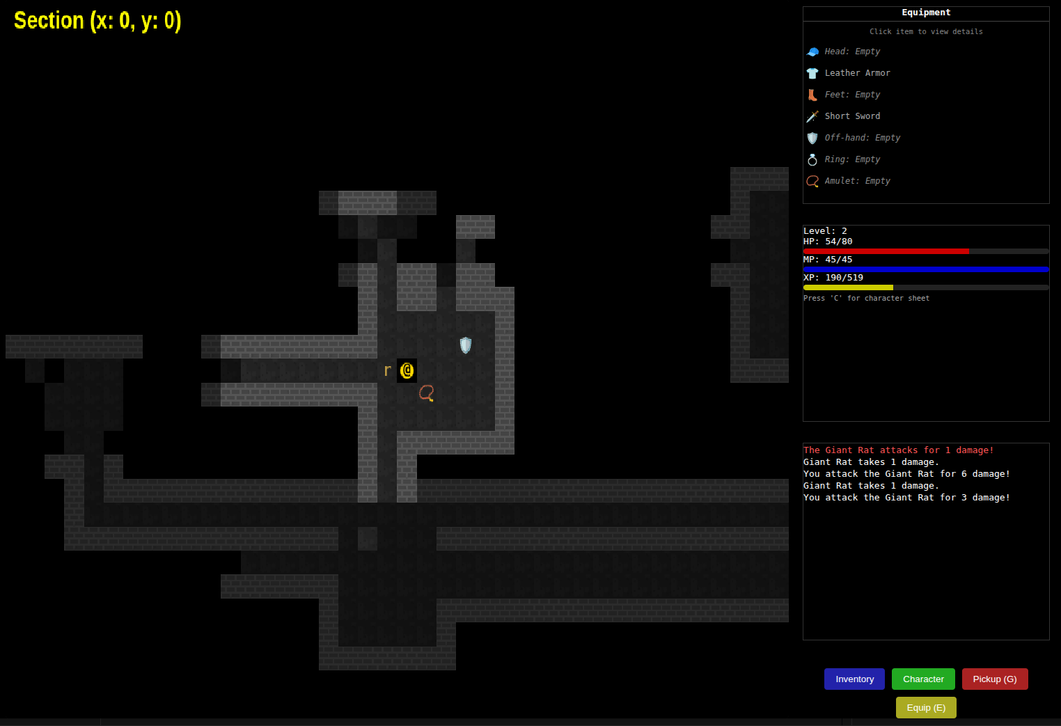 Roguelike Dungeon Crawler Screenshot